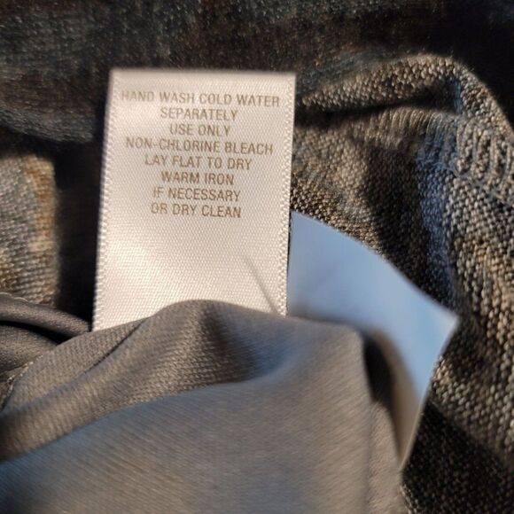 Womens Dressbarn Dress Whimsigothic Goblincore Witchcore Dark Scroll Print Sz 16 - Picture 7 of 8